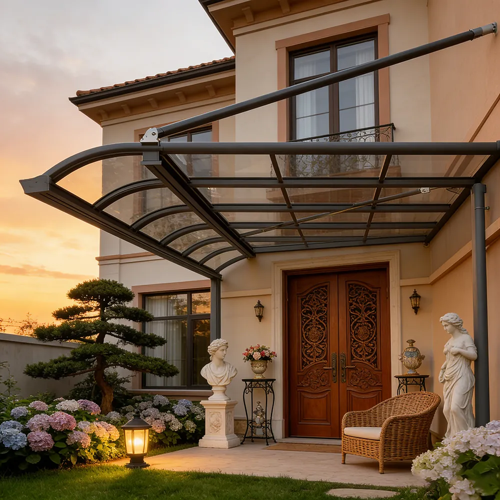 Lumisong structural flexibility and installation options for modular outdoor shelters, carports, and canopies with adaptable designs